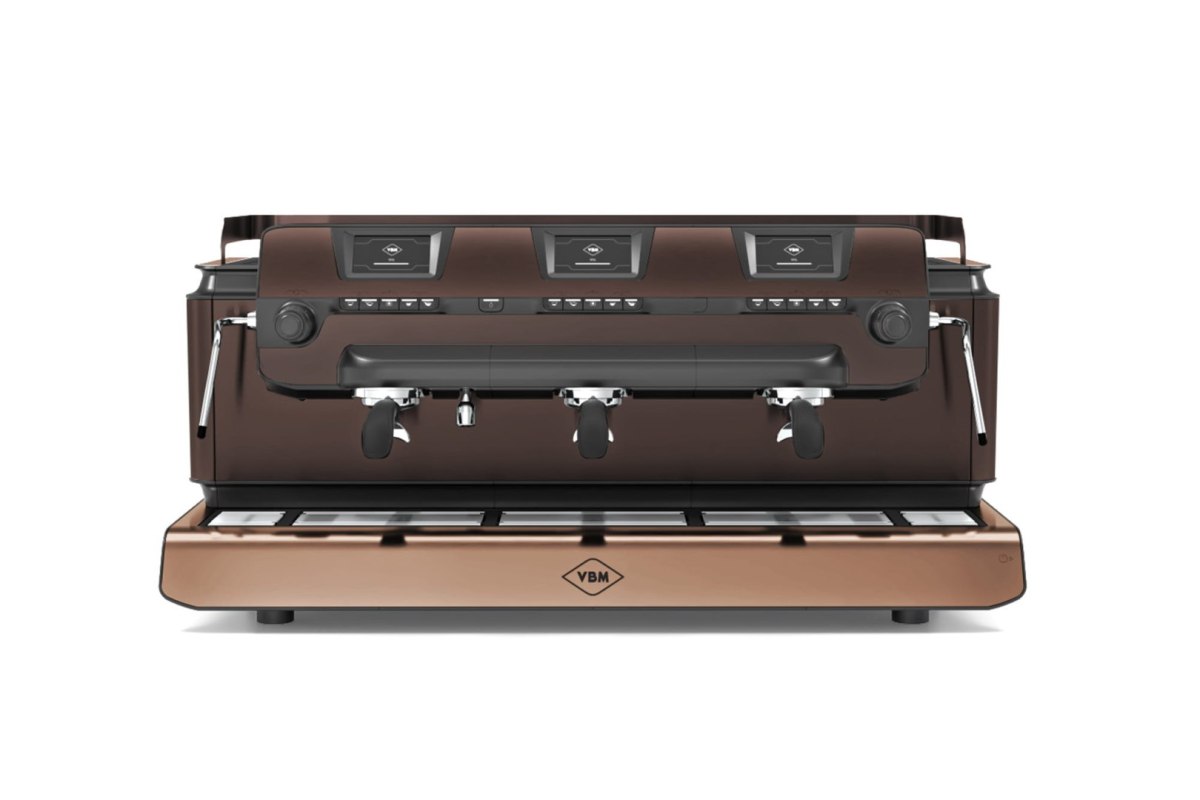 Ekspres kolbowy TECNIQUE HX 2GR BRONZE - widok z przodu
